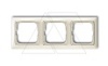 Basic 55 - Рамка на 3 поста (шале-белый) от интернет-магазина amperkin.by