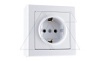 JOWISZ - Розетка 2P+E, белый от интернет-магазина amperkin.by