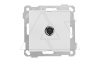 21 - Розетка TV, оконечная, белый