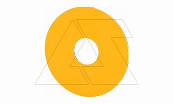 Кольцо желтое Titan M22-XBK для кнопок аварийного останова, без надписей, d=60мм