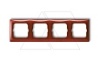 Basic 55 - Рамка на 4 поста (красный) от интернет-магазина amperkin.by