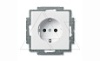 Basic 55 - Розетка 2P+E нем. стд. (белый) от интернет-магазина amperkin.by