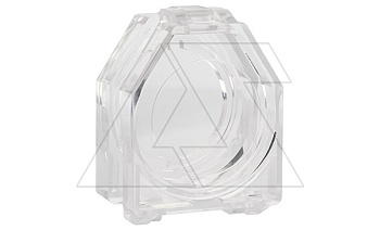 Кожух защитный, пломбируемый, прозрачный, для одинарных плоских кнопок 22mm