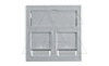 Корпус DTG-2RM AL1 для 2хRJ45 тип RM, пустой, 2M, прямой вывод, алюминий, поликарбонат от интернет-магазина amperkin.by