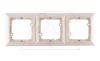 OPAL - Рамка 3 поста, бежевый
