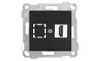 Rita - Розетка 1xHDMI, черный мат от интернет-магазина amperkin.by