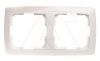 Suno - Рамка 2 поста гориз. (белая)
