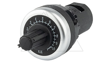 Потенциометр AD116-22PM, 10kΩ, 22mm, IP64