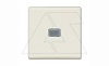 Basic 55 - Выключатель с подсветкой (шале-белый) от интернет-магазина amperkin.by