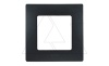 Etika - Рамка 1 пост (антрацит)