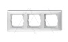 Basic 55 - Рамка на 3 поста (белый)